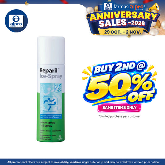 Reparil Ice Spray 200mL | Delivers Instant Cooling Sensation