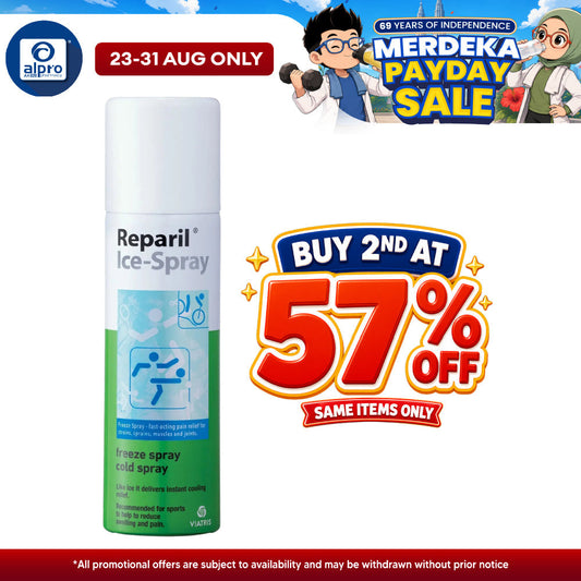 Reparil Ice Spray 200mL | Delivers Instant Cooling Sensation Reparil