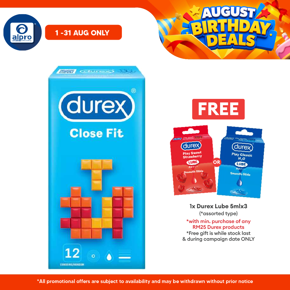 Durex Close Fit 12s Bonlife