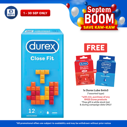 Durex Close Fit 12s Bonlife