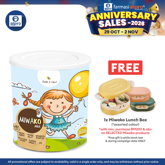 Miwako Grain Plant-based Nutrition Children's Milk Formula 700g | For Age 1 Year Old & Above