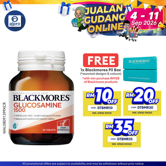 Blackmores Glucosamine 1500mg 30s | Joint Health Blackmores