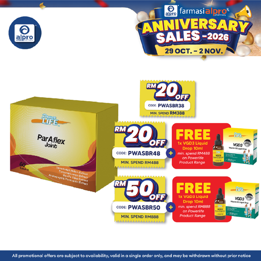 Powerlife ParAflex Joint 6x10s | Joint Health