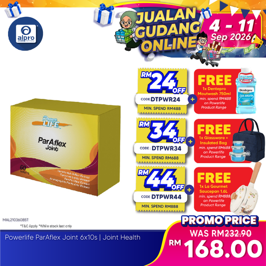 Powerlife ParAflex Joint 6x10s | Joint Health Kinohimitsu