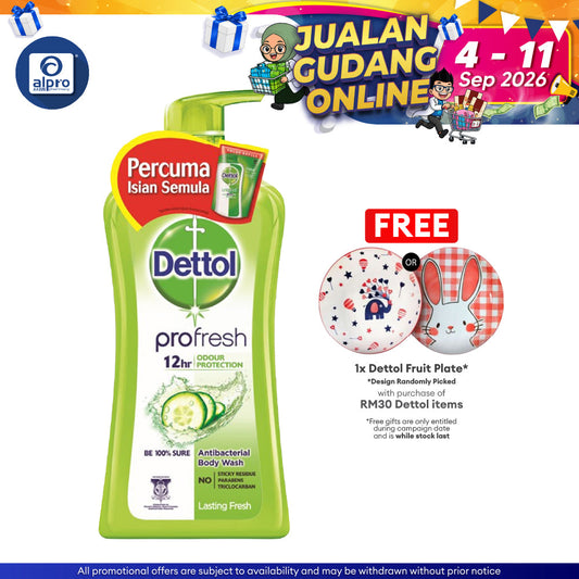 Dettol Shower Gel Lasting Fresh 950ml + 250ml Dettol