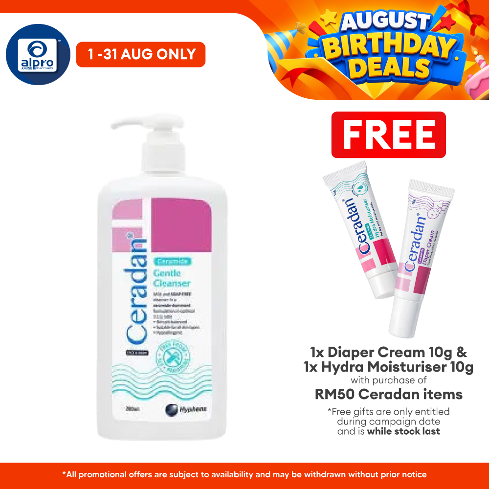 Ceradan Gentle Cleanser 280ml Ceradan