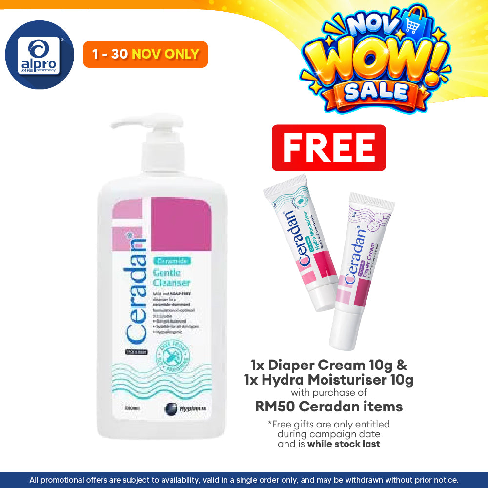 Ceradan Gentle Cleanser 280ml