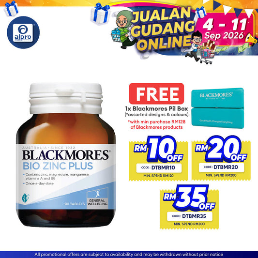 Blackmores Bio Zinc Plus 90s | Well-being Blackmores