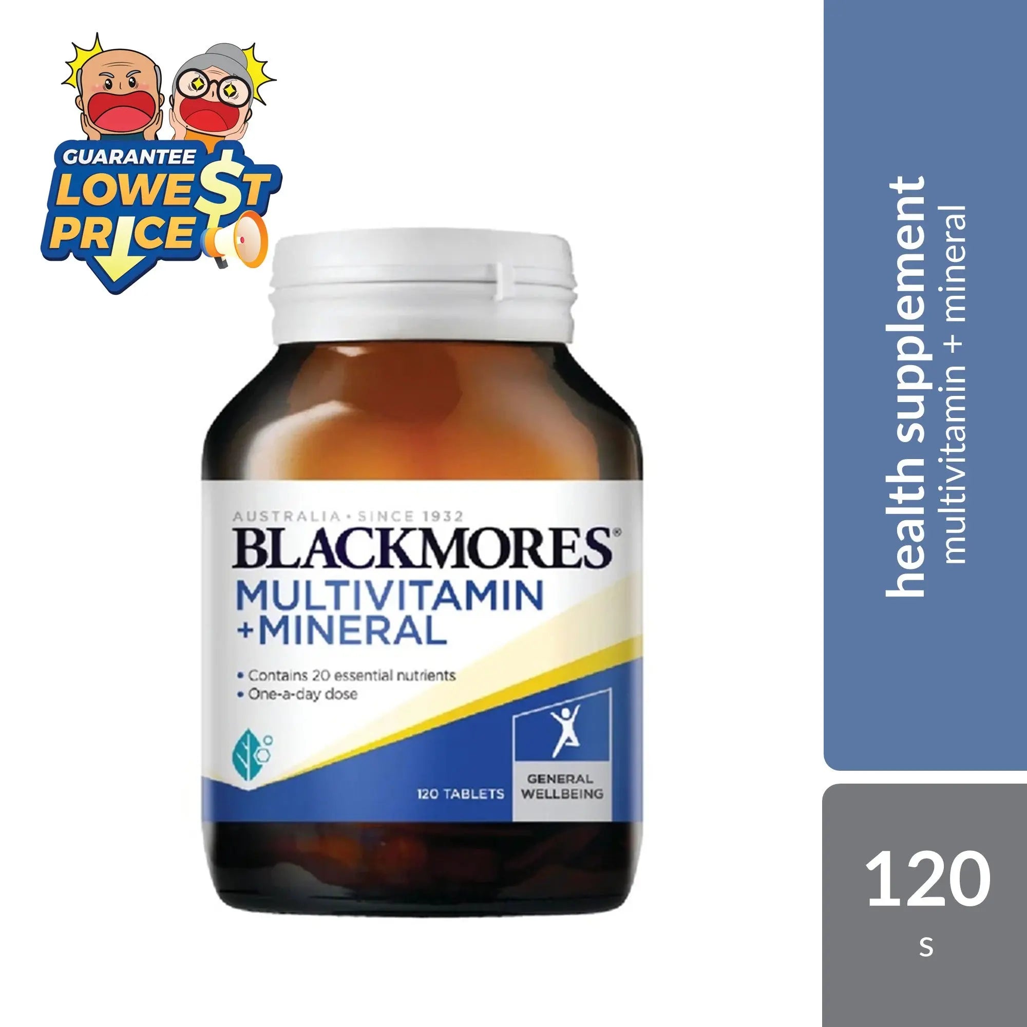 Blackmores Multivitamins + Minerals 120s | General Well-being Blackmores