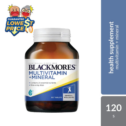 Blackmores Multivitamins + Minerals 120s | General Well-being Blackmores