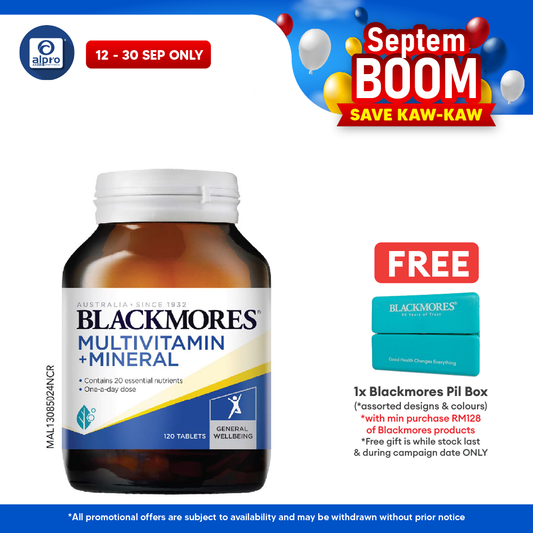 Blackmores Multivitamins + Minerals 120s | General Well-being