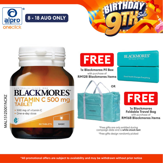 Blackmores Vitamin C 500mg 60s | Helps to Support Blood Vessels Blackmores