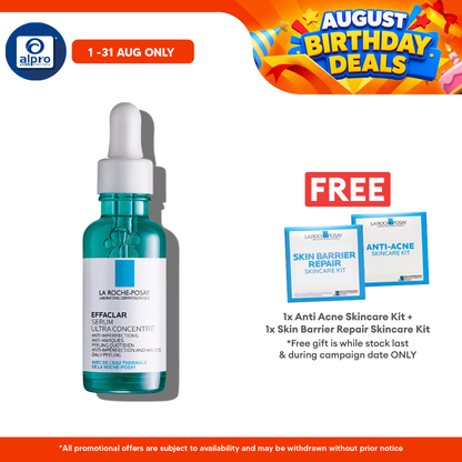 La Roche Posay Effaclar Ultra Concentrated Serum 3ml | Reduce Aging Sign La Roche Posay