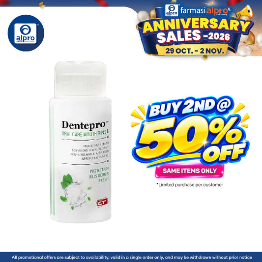 Dentepro CTPlus Oral Care Mouth Rinse 200ml | Refreshing Mint