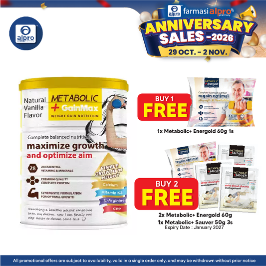 Metabolic+ GainMax 850g | Weight Gain Nutrition