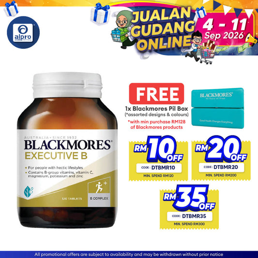 Blackmores Executive B 120s | Stress & Energy Blackmores