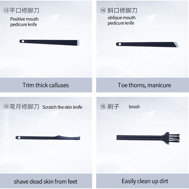 [Group Buy Delivery Starts: 22/09/2025] Manicure Nail Clipper Set (Brown/ Blue) Group Buy