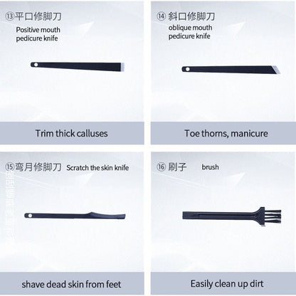 [Group Buy Delivery Starts: 22/09/2025] Manicure Nail Clipper Set (Brown/ Blue) Group Buy