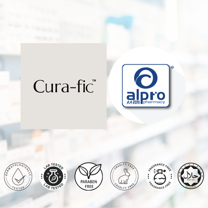 Cura-Fic Hydra Derma Cleanser-Full Size 250mL | Anti-Aging Herbs & Soothe Irritated Skin