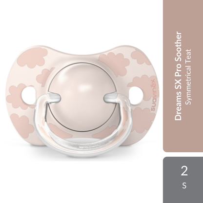 Suavinex Dreams Physiological Soother SX Pro Silicone Teat 0-6M 2s | Symmetrical Teat Suavinex