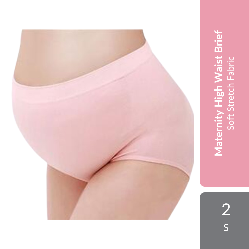 Shapee Maternity High Waist Brief 2s | Soft Stretch Fabric With Gentle Belly Support For Pregnancy Comfort Shapee