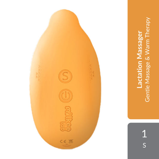 Shapee Lactation Massager 1s | Gentle Massage & Warm Therapy For Comfortable Milk Flow Shapee