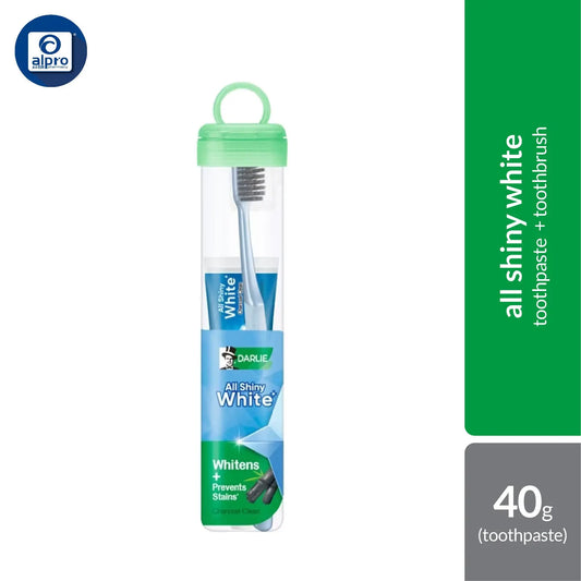 Darlie Oral Care Travel Kit All Shiny White Charcoal 40g Darlie