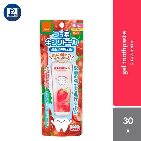 Combi Gel Toothpaste 30g (Strawberry / Orange / Grape)