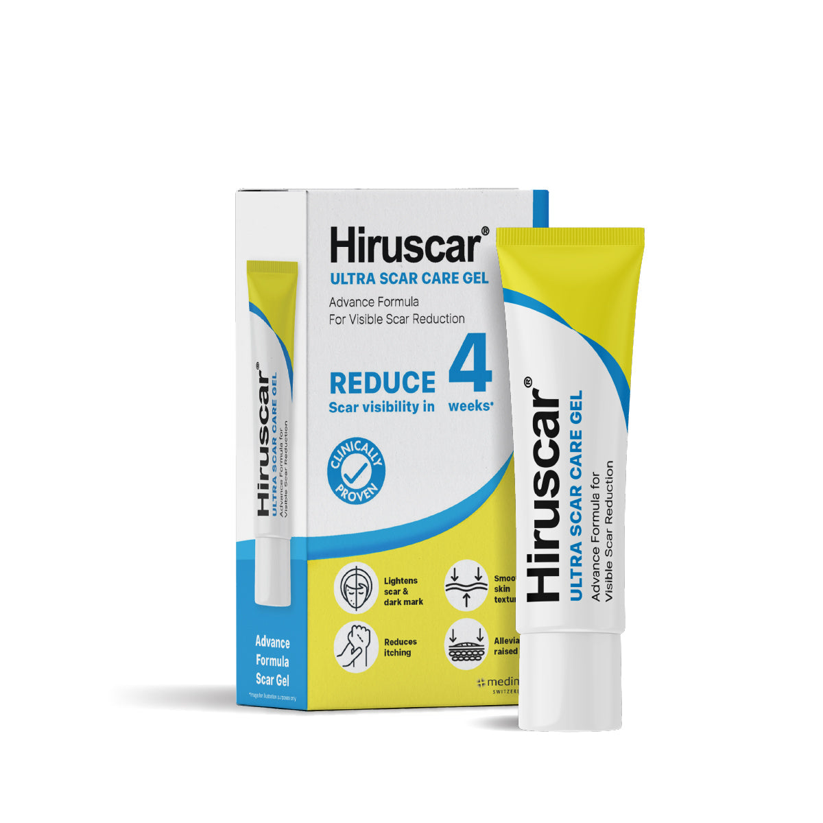 Hiruscar Ultra Scar Care Gel 5g | Reduces Scar Visibility in 4 Weeks Hiruscar