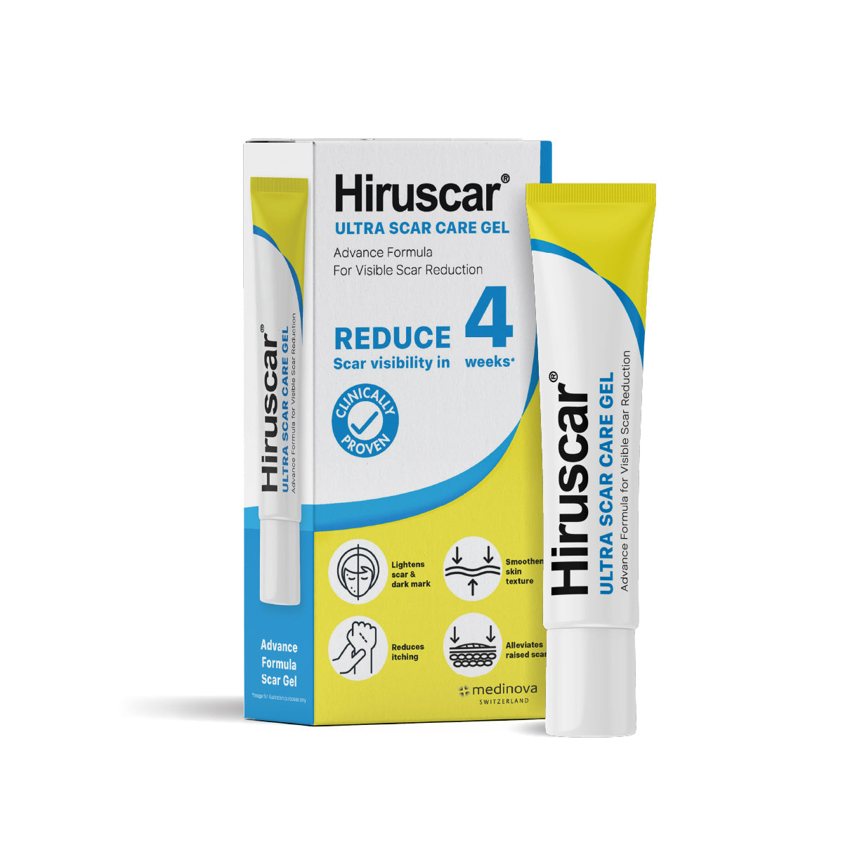 Hiruscar Ultra Scar Care Gel 20g | Reduces Scar Visibility in 4 Weeks Hiruscar