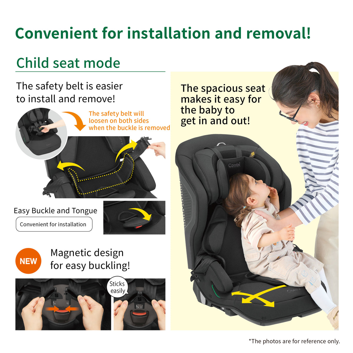 Combi JoyTrip Plus Car Seat (Brown / Dark Grey) | Toddler to Junior Car Seat