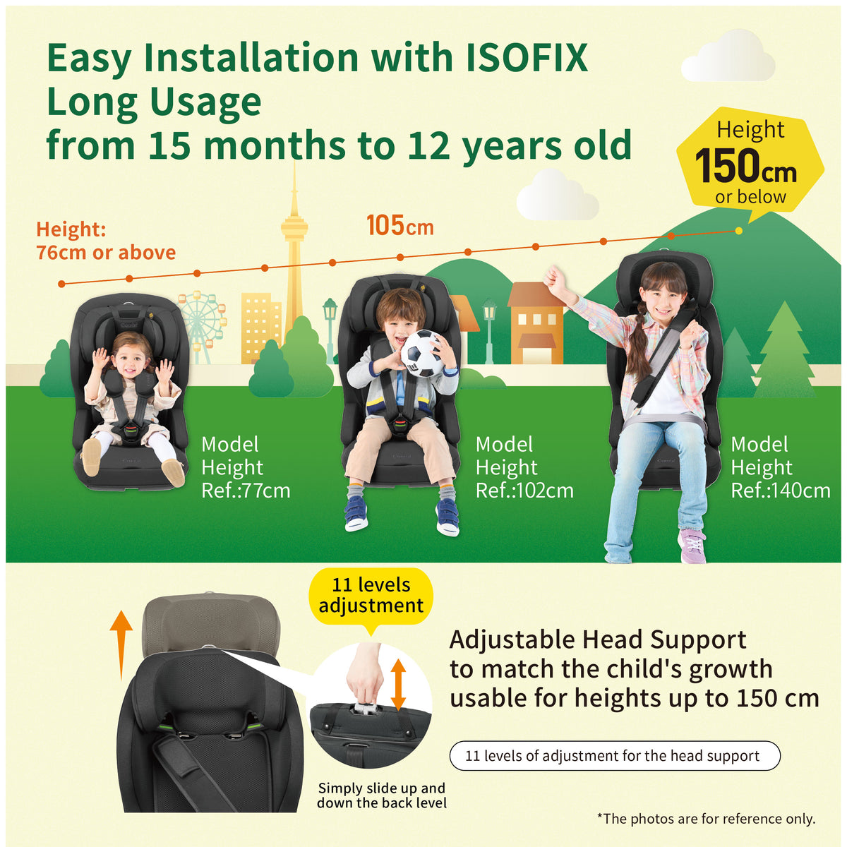 Combi JoyTrip Plus Car Seat (Brown / Dark Grey) | Toddler to Junior Car Seat