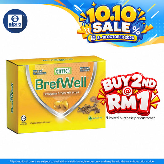 Timo Brefwell Cordyceps & Tiger Milk Drops 12s | Cool & Fresh Sensation