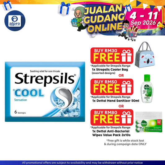 Strepsils Cool 6s | Soothing Effective Relief for Throat Strepsils