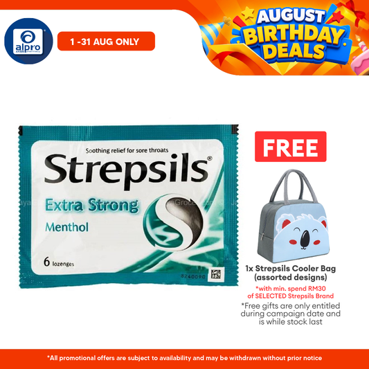 Strepsils Extra Strong 6s | Soothing Effective Relief for Throat Strepsils
