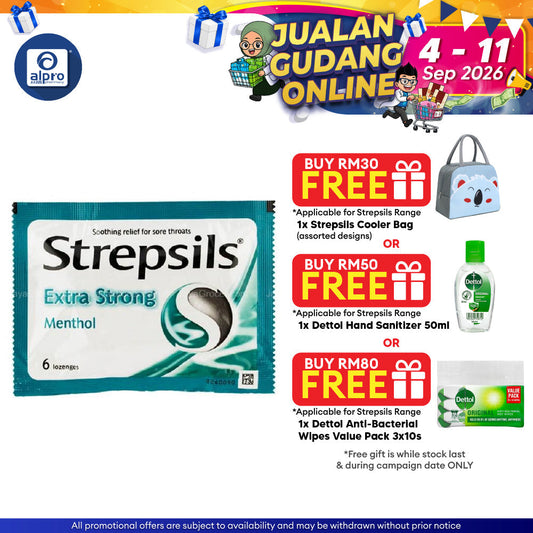 Strepsils Extra Strong 6s | Soothing Effective Relief for Throat Strepsils