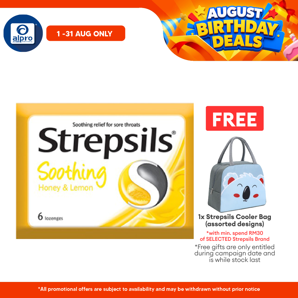 Strepsils Honey Lemon 6s Strepsils