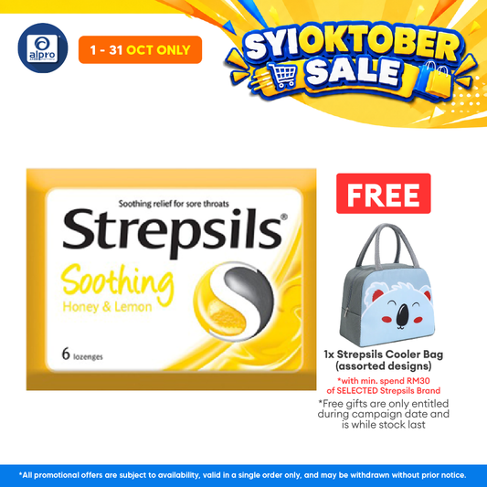 Strepsils Honey Lemon 6s