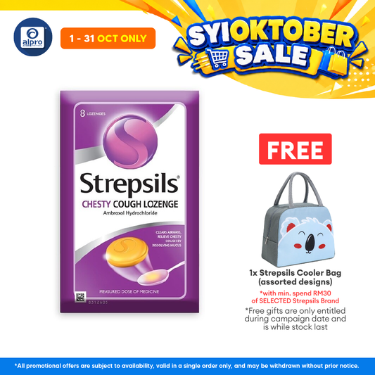 Strepsils Chesty Cough Lozenge  8s | Relieve Chesty Cough