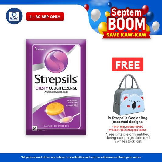 Strepsils Chesty Cough Lozenge  8s | Relieve Chesty Cough