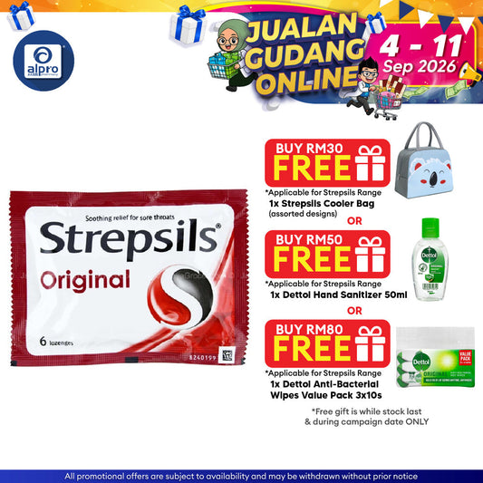 Strepsils Original 6s | Soothing Effective Relief for Throat Strepsils