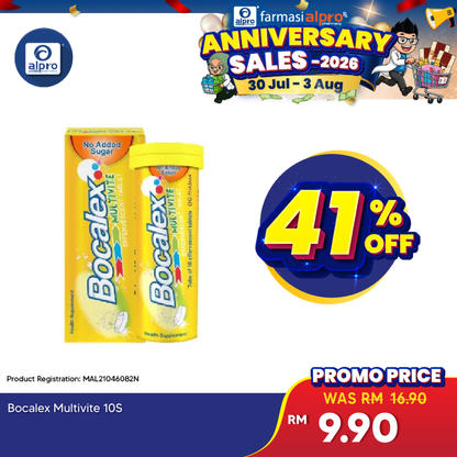 Bocalex MultiVite 10S | Multivitamin Soluble for Family Bocalex