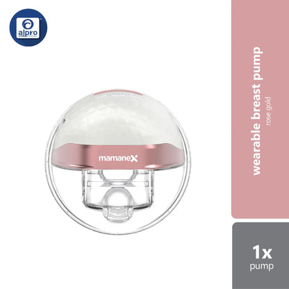 Mamanex Miss Mamanex Diamond Wearable Breast Pump (Rose Gold/ Red Velvet) Mamanex