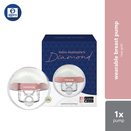 Mamanex Miss Mamanex Diamond Wearable Breast Pump (Rose Gold/ Red Velvet) Mamanex