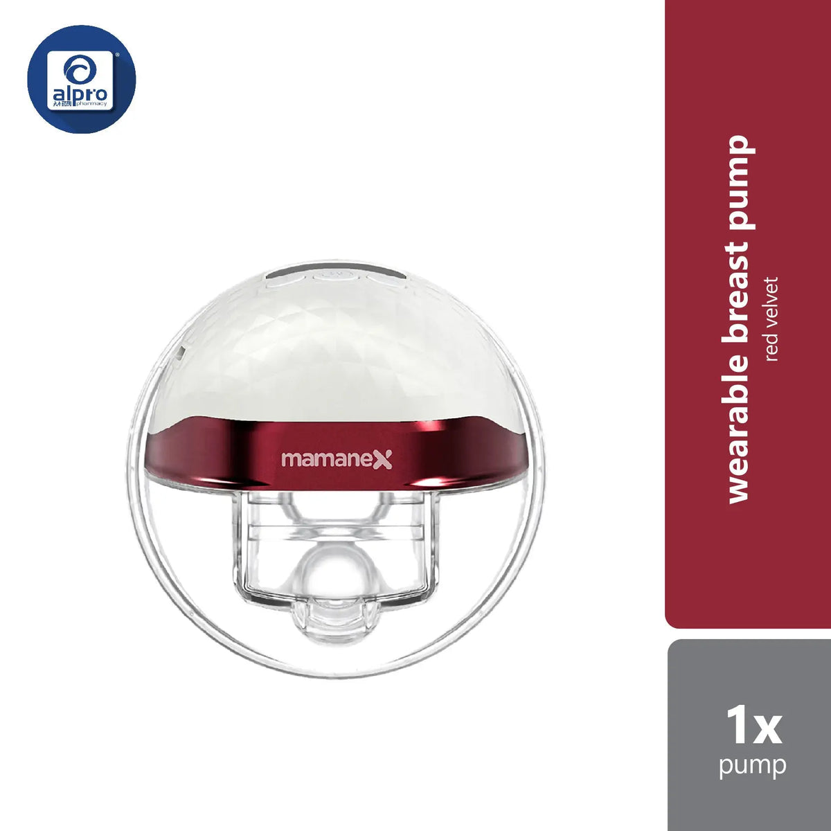 Mamanex Miss Mamanex Diamond Wearable Breast Pump (Rose Gold/ Red Velvet) Mamanex