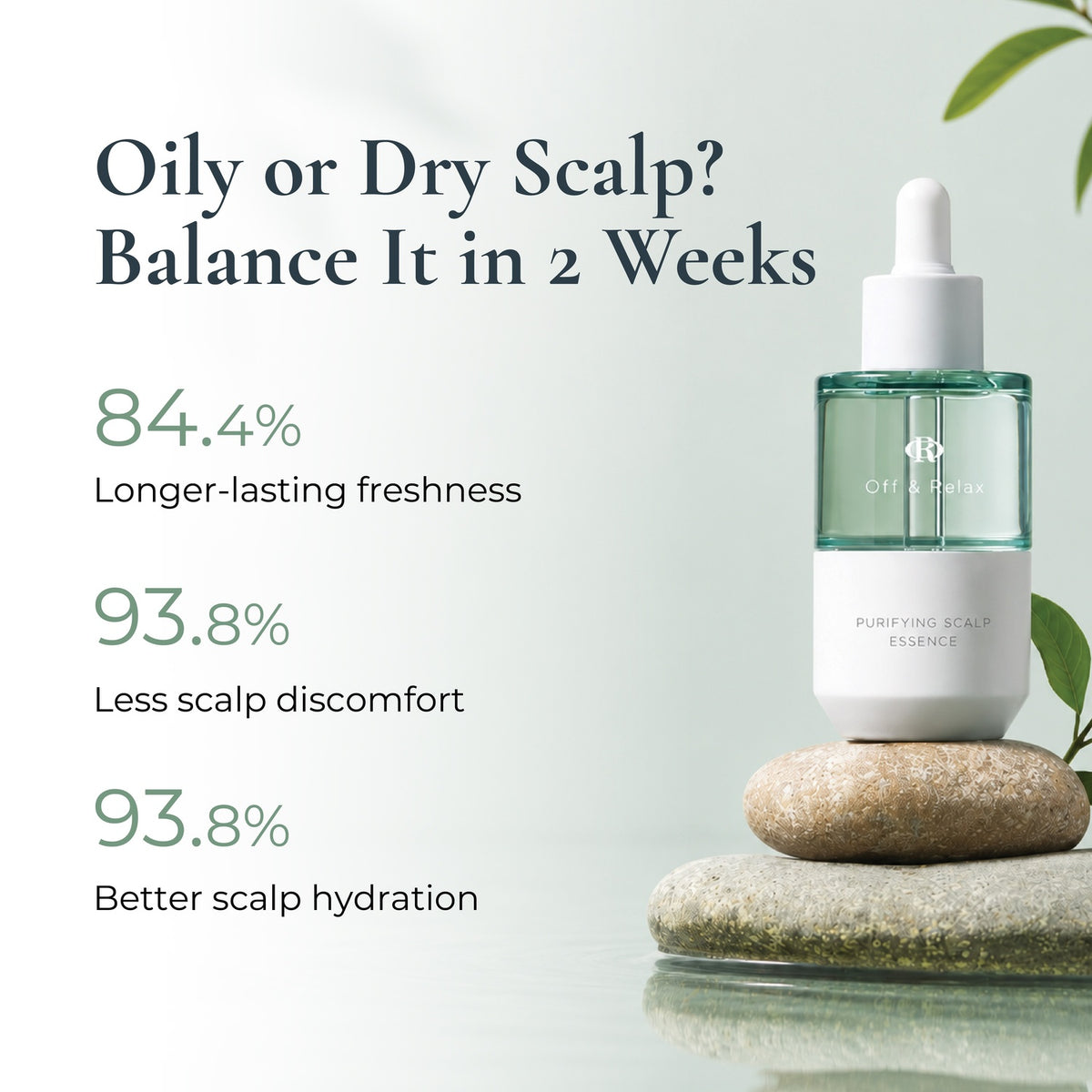 Off & Relax Purifying Scalp Essence 50ml | Balances Sebum Levels