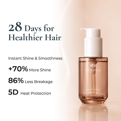Off & Relax Soft & Shine Hair Oil 50ml | Repairing Damaged Cuticles