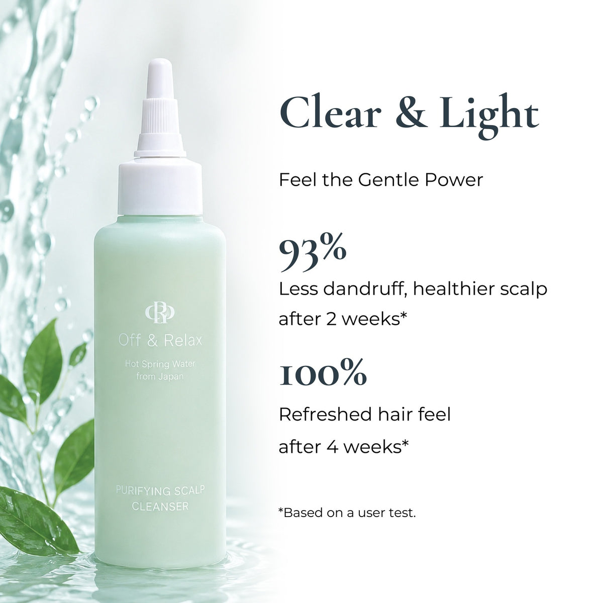 Off & Relax Spa Purifying Scalp Cleanser 150ml | Gently Cleanses and Purifies Scalp