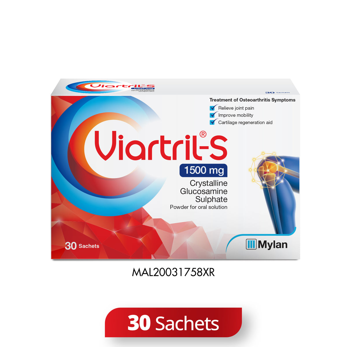 Viartril-s Sachets 1500mg 30s | Joint Health