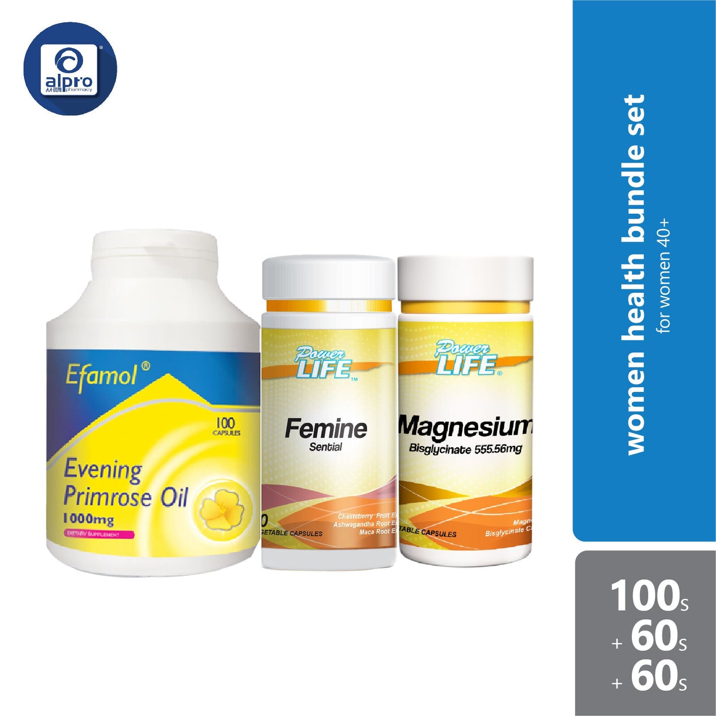 Women Health Bundle Set | For Women 40+ Bio-life, Powerlife
